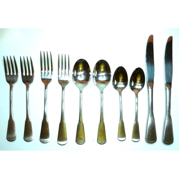 Lot of  10 - 2 place settings SSS by Oneida Colonial Boston Minute Man flatware - Picture 1 of 3